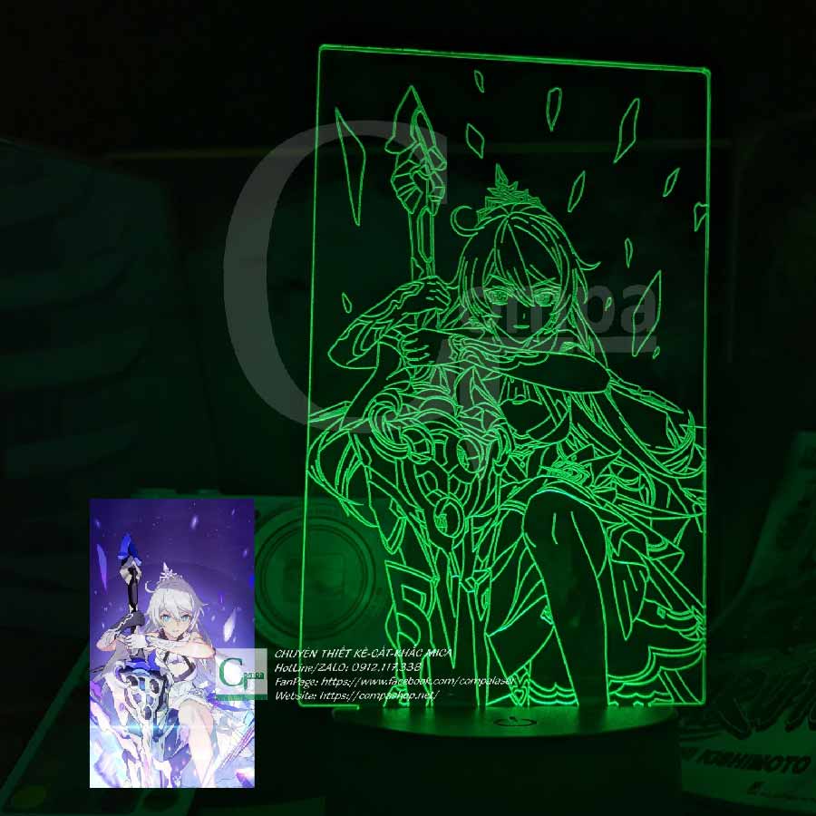 Đèn Ngủ Honkai Impact 3 Kiana Kaslana Type 01 GHKI0301 16 MÀU TÙY CHỈNH