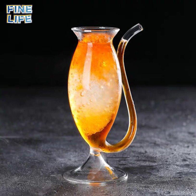 Ly Thủy Tinh Pha Lê Uống Rượu Cocktail Hình Chú Chuột Sáng Tạo 7.7 Kính