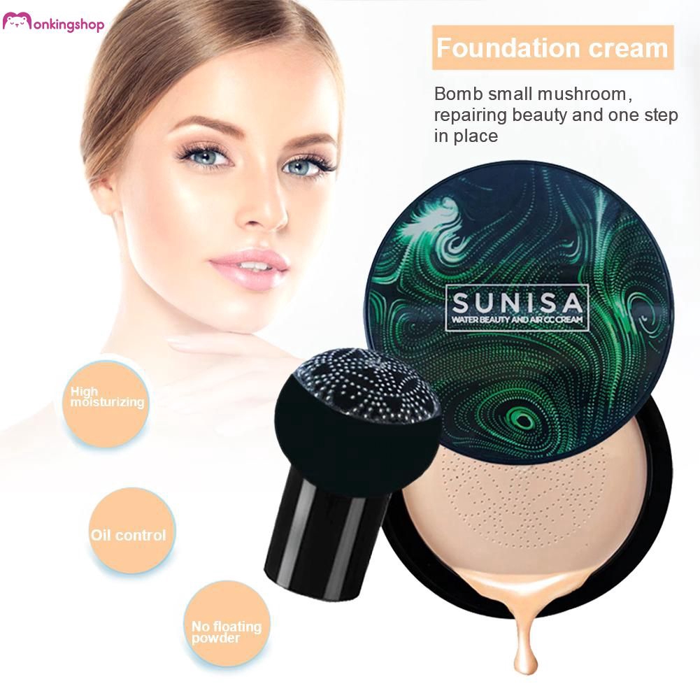 Phấn nước Air Cushion BB Cream hiệu SUNISA dưỡng ẩm che khuyết điểm cho màu nude tự nhiên nhẹ nhàng | BigBuy360 - bigbuy360.vn