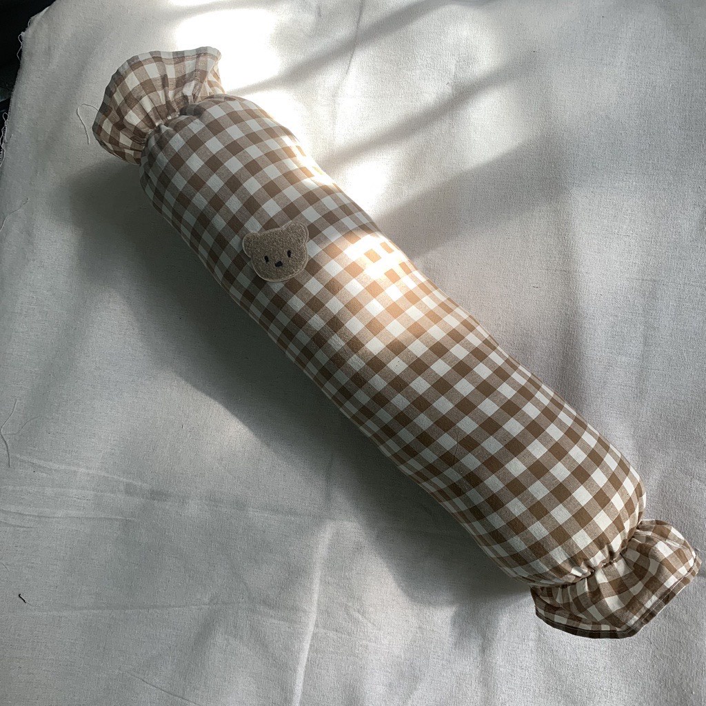 Gối kẹo tựa đầu và gối ôm trẻ em êm ái, vải cotton sản xuất tại Việt Nam