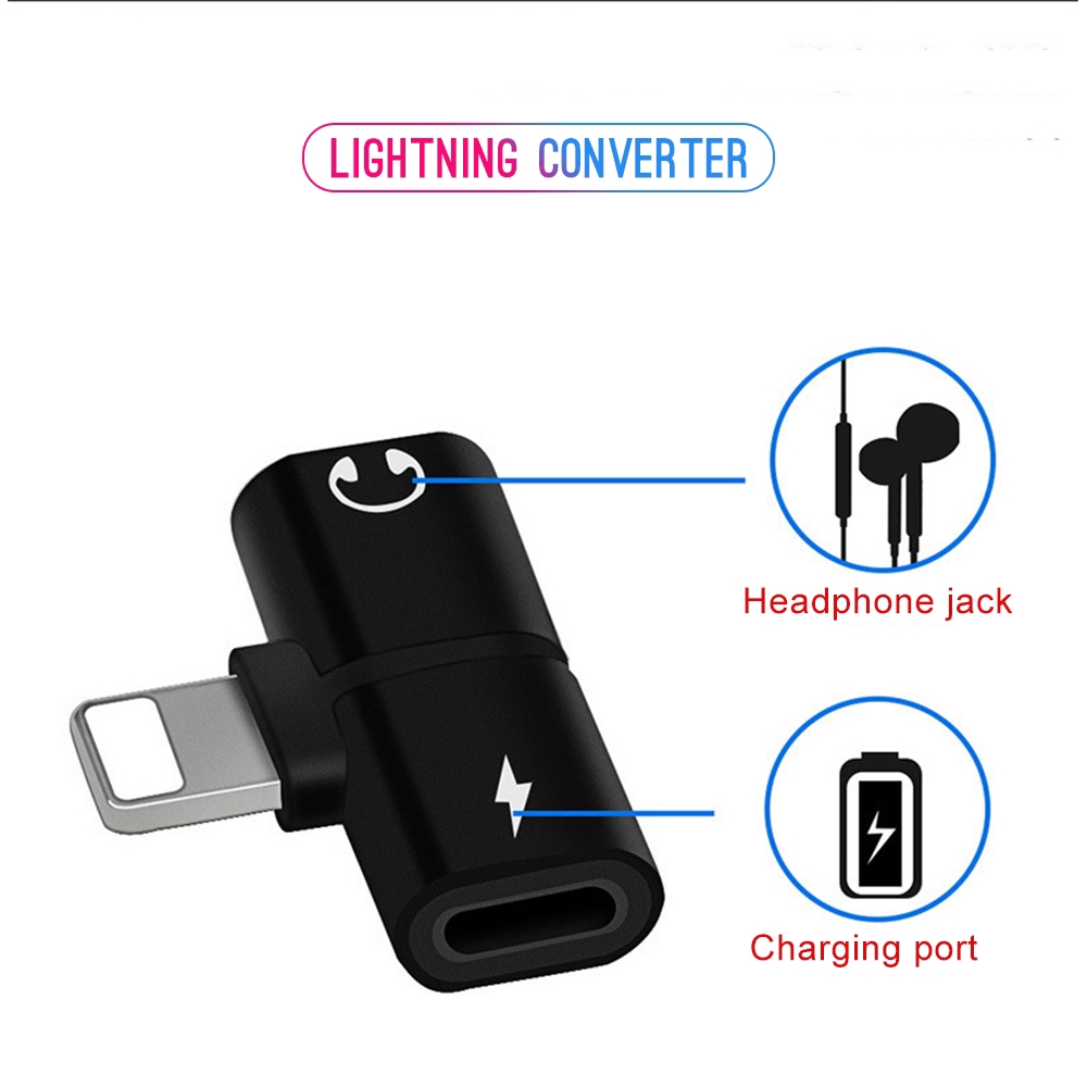 Đầu chuyển đổi chia âm thanh cổng lightning 2 trong 1 tiện dụng cho Iphone