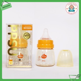 Wesser - Bình sữa nhựa PPSU cổ hẹp đủ cỡ