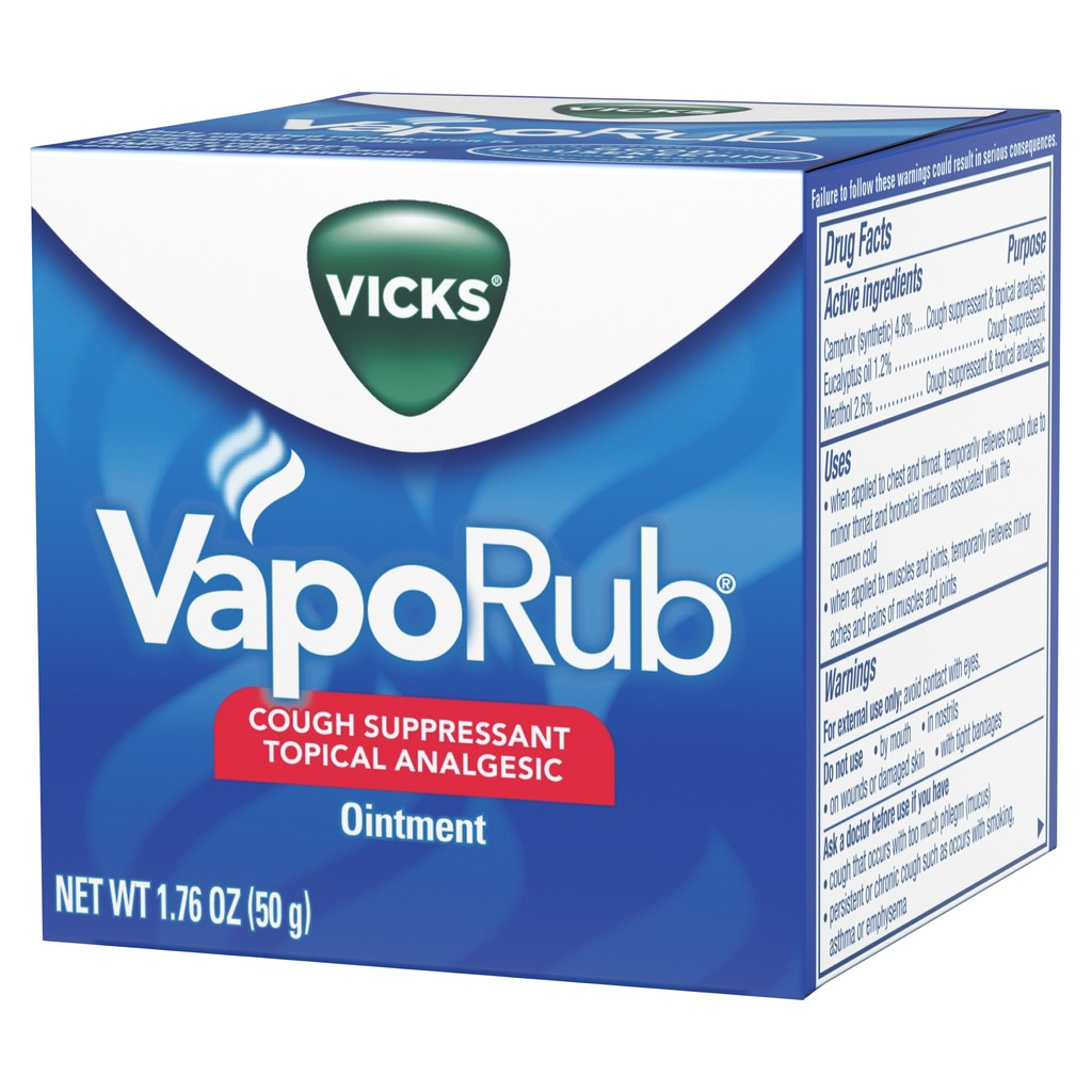 VICKS VAPORUB GIẢM HO, 50GR