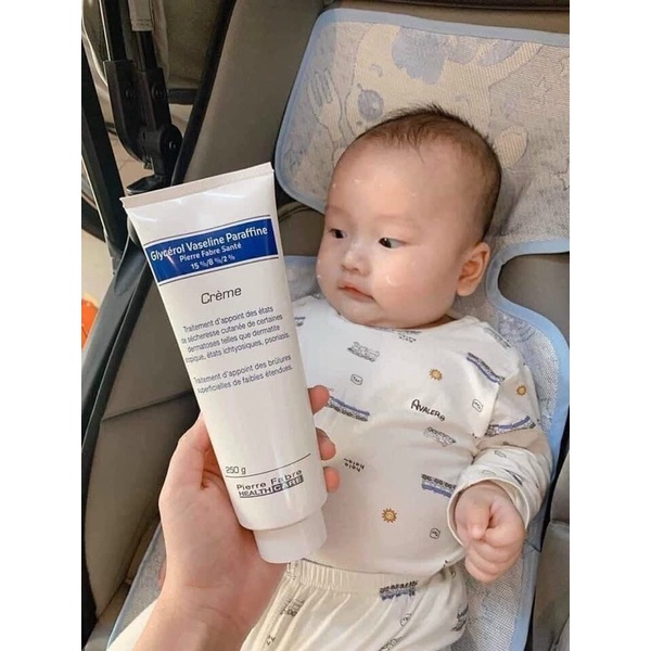 Kem dưỡng da chống nẻ chàm Dexeryl glycerol Vaseline Paraffine Creme 250g Kem nẻ pháp chính hãng