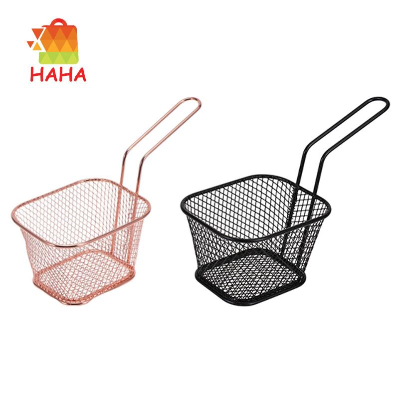 Set 2 Rổ Vuông Mini Chiên Khoai Tây Tiện Lợi