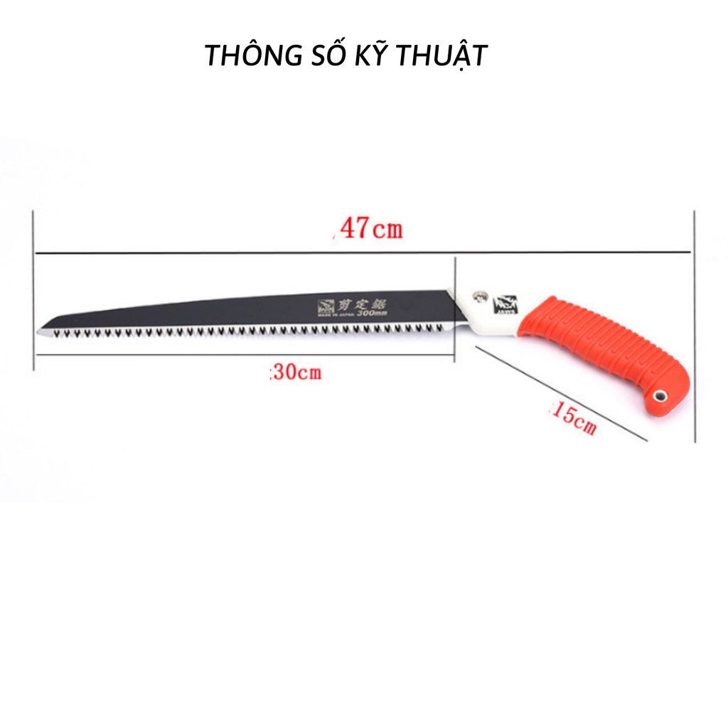 Cưa Gỗ Cầm Tay, Cưa Cành Cầm Tay Cao Cấp 300mm Saboten JSAW hàng nội địa nhật bản