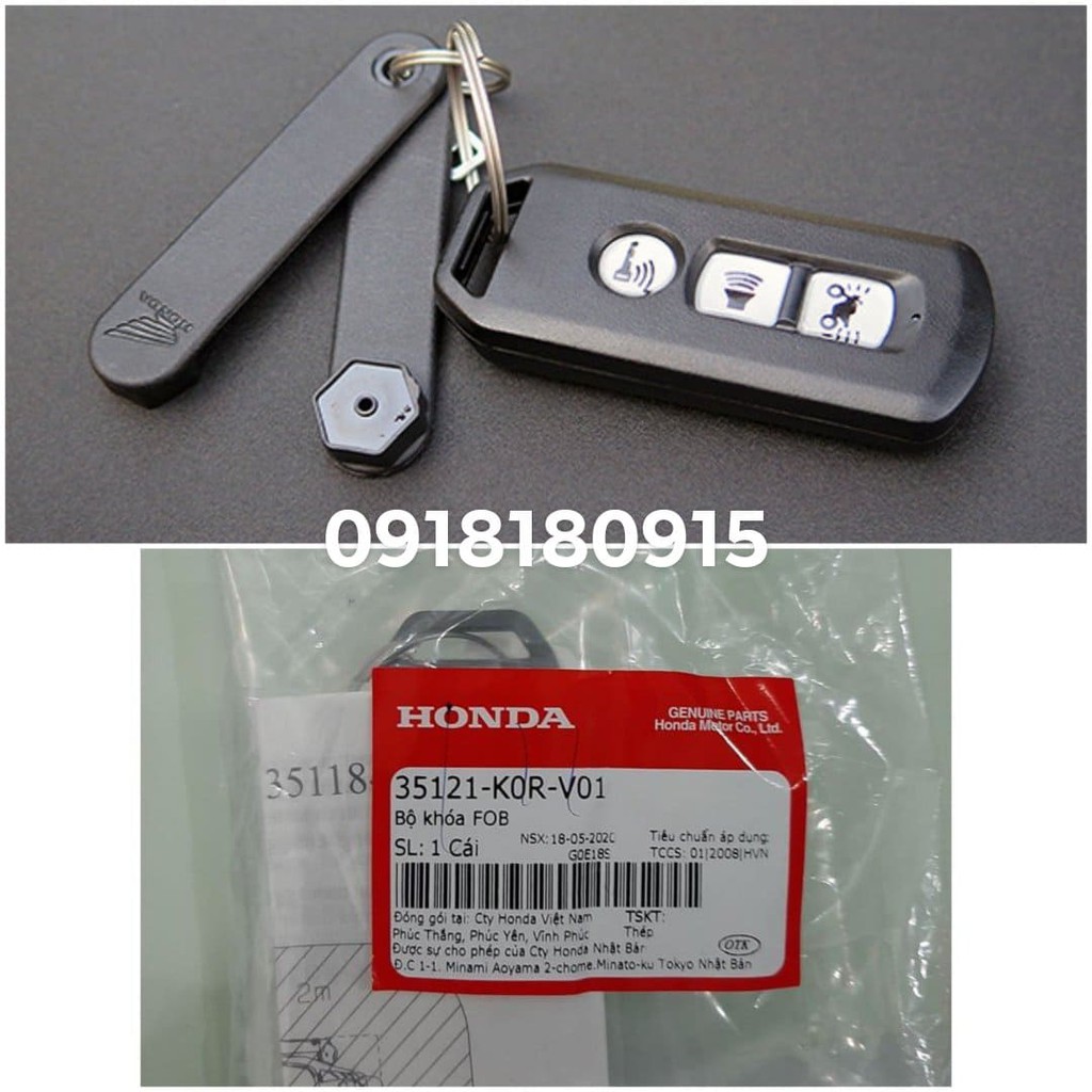 Khóa thông minh smartkey FOB Honda SH 2020 2021 CHÍNH HIỆU HONDA