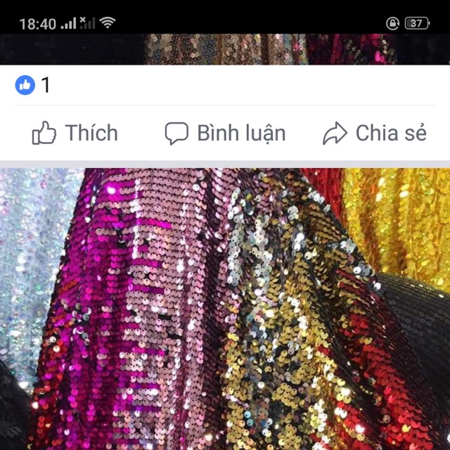Combo 7m vải kim sa vàng