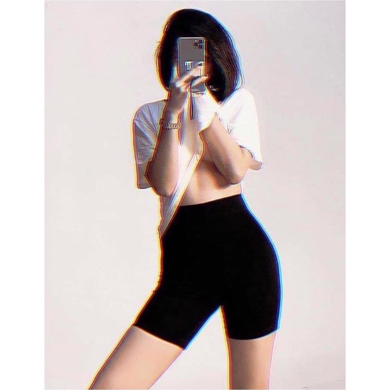 Quần legging lửng short nữ mùa hè