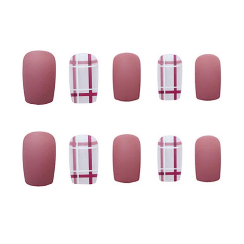 Set 24 móng tay giả, nail giả trang trí trẻ trung sành điệu AF