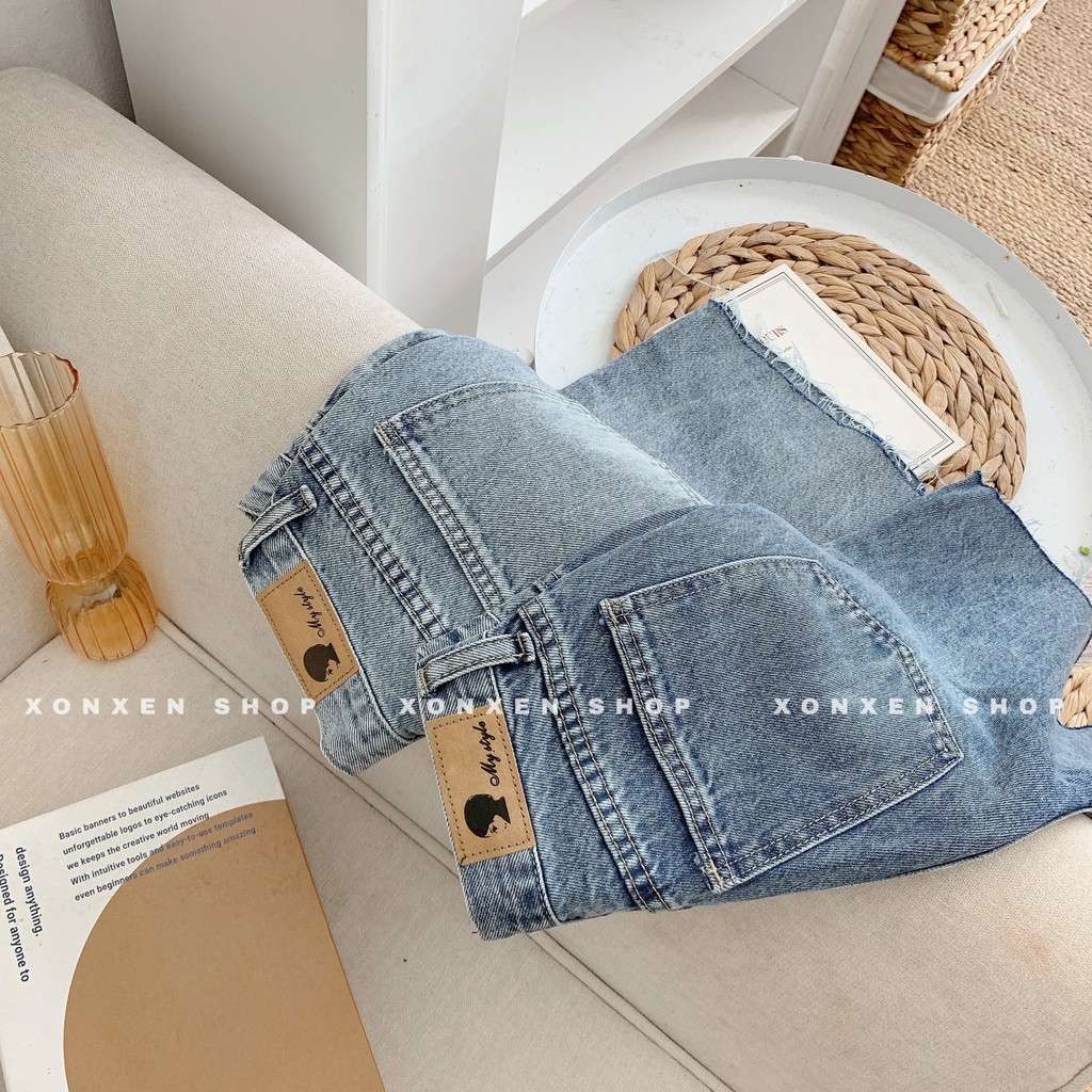 QUẦN SHORT JEAN NỮ TRƠN hàng xuất xịn chuẩn form cá tính Xonxen Shop size S M L mã 9951