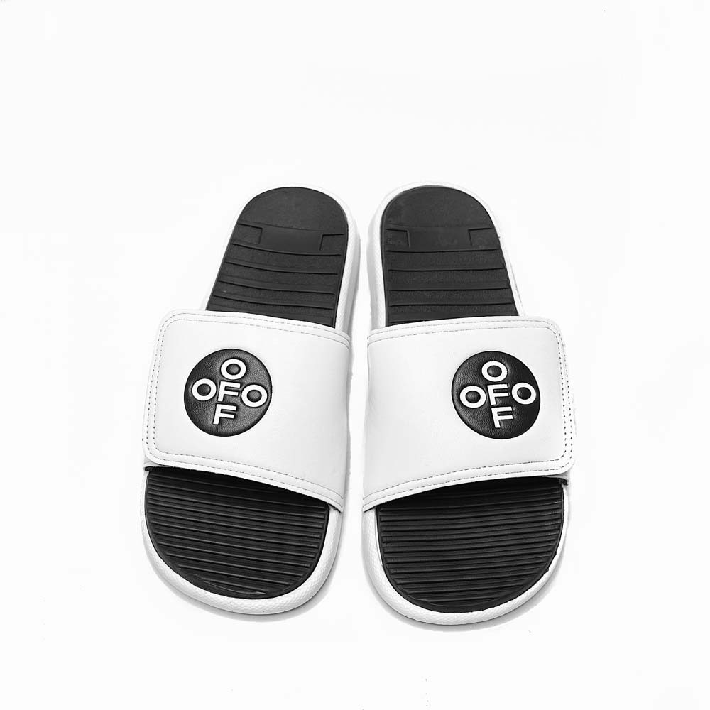 Dép Quai Ngang Đen/Trắng - OFF Slides