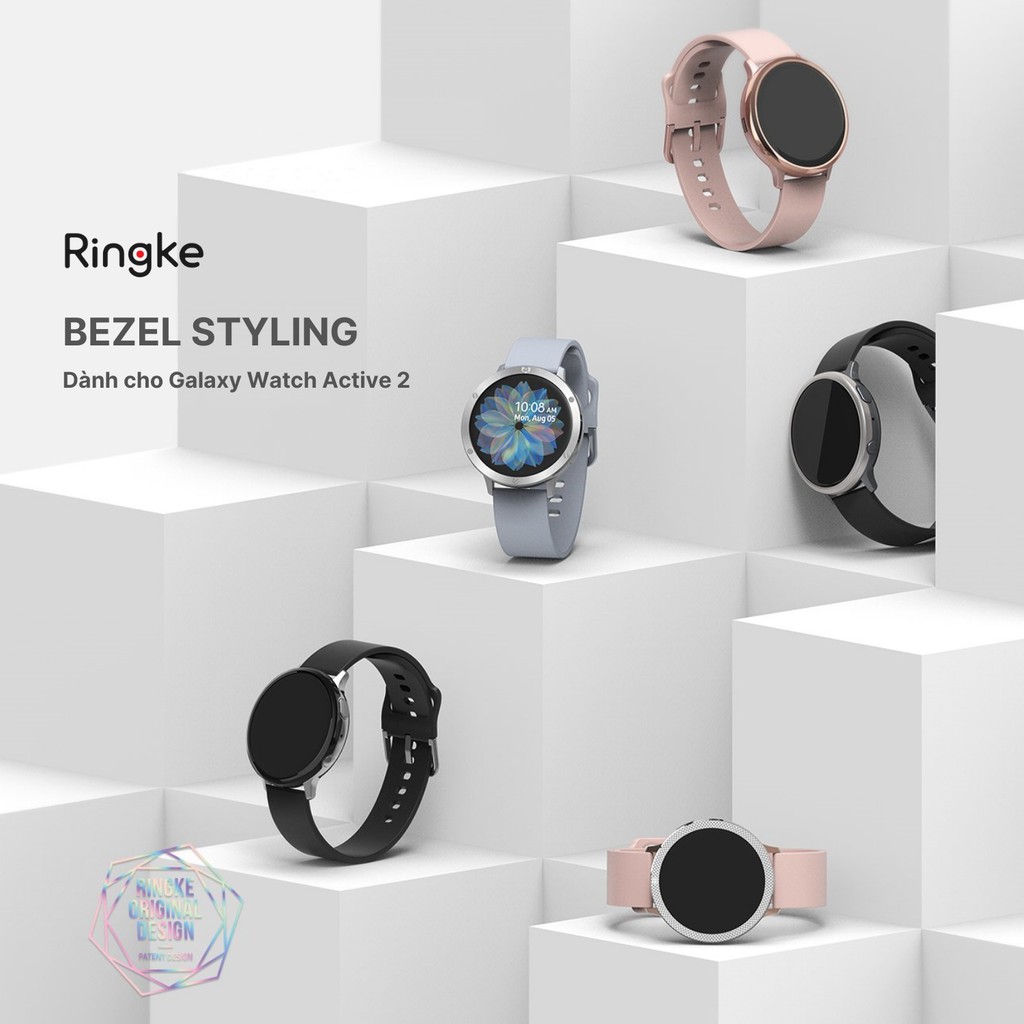 RINGKE - Ốp Bezel Styling cho Samsung Watch Active 2 ( 40mm / 44 mm )