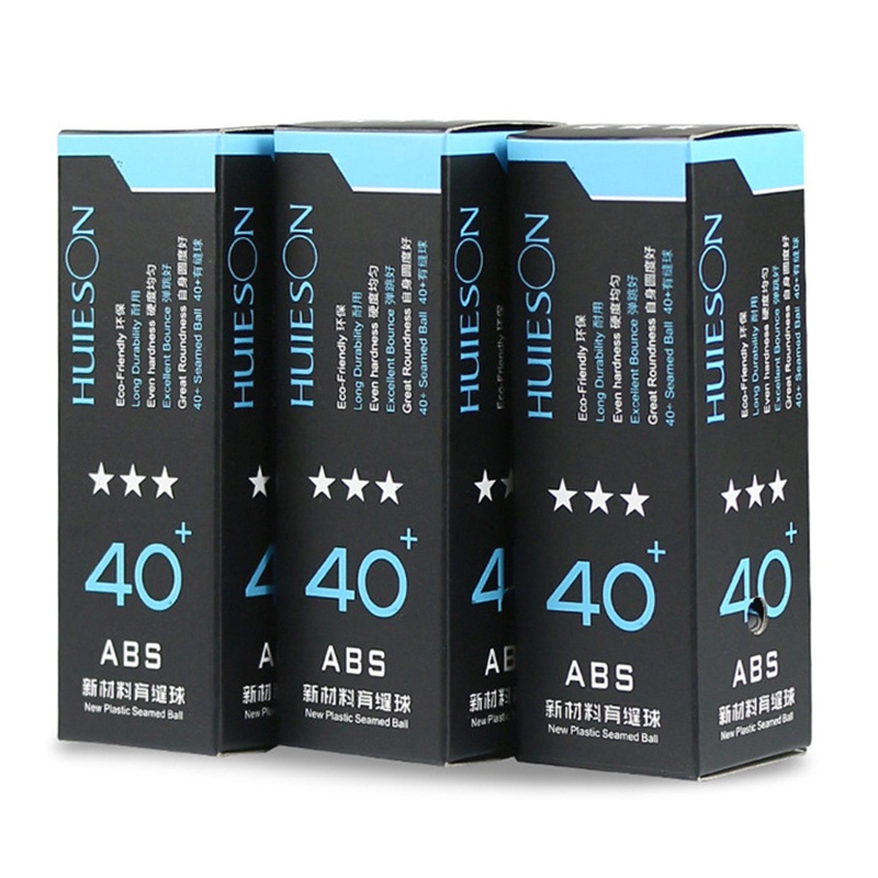 Bộ 3 Quả Bóng Bàn Màu Trắng / Cam Kích Thước 40mm + Ba Ngôi Sao Chuyên Nghiệp