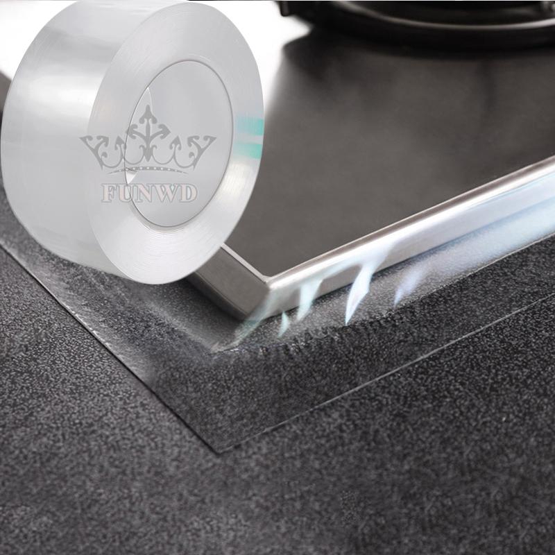 Cuộn băng keo chống nước 3*300cm trong suốt cho nhà bếp