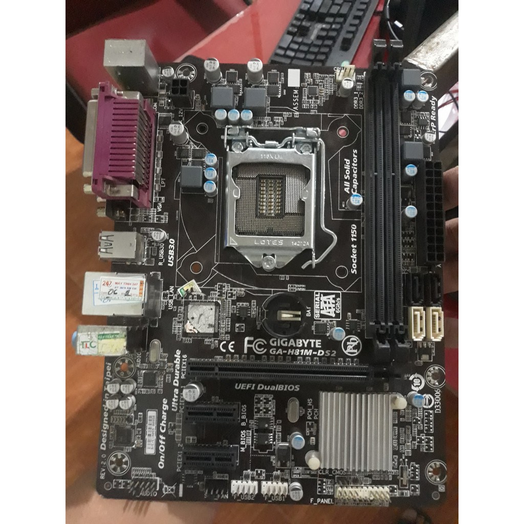 Main giga h81, Main gigabyte H81M-ds2 hàng đẹp