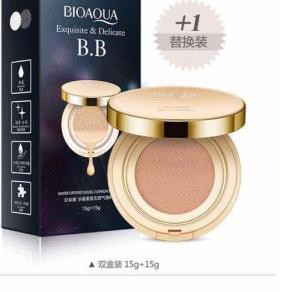 (Hàng Mới Về) Kem Bb Dạng Cushion Bioaqua 2 Trong 1 + Lõi Thay Thế Trọng Lượng 156 Gram