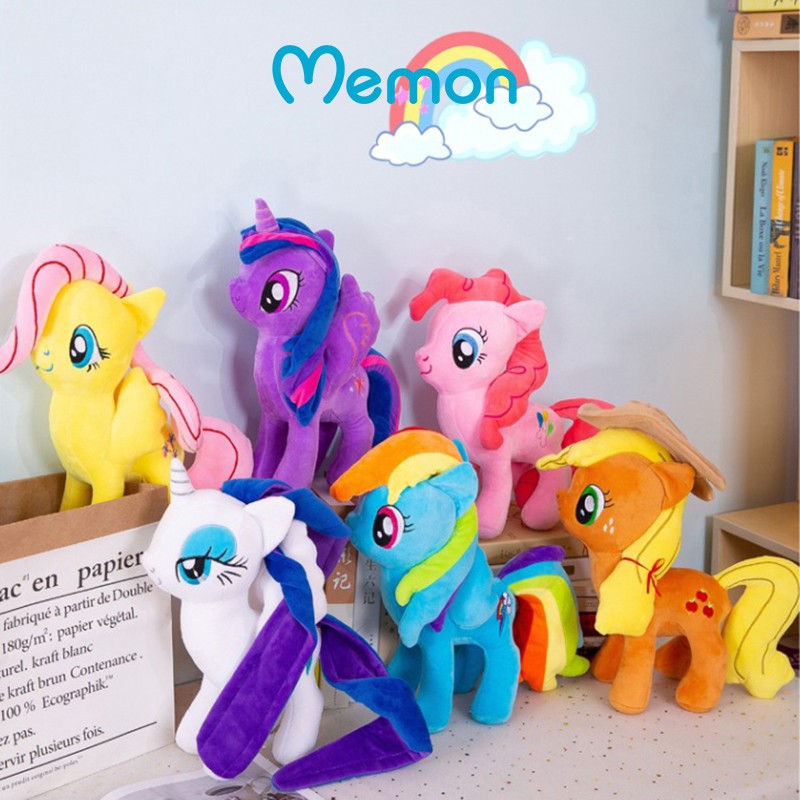 Ngựa Bông Pony Nhiều Màu Sắc Cao Cấp Memon