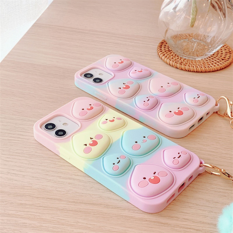 Ốp Điện Thoại Silicon Mềm Hình Quả Đào 3d Cho For iPhone 12 Mini 11 Pro Xs Max Xr X 6s 7 8 Plus