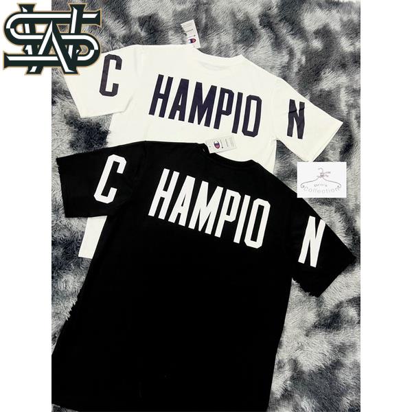 Áo Thun Champion Big Logo Unisex Hot Trend - Ảnh thật tự chụp