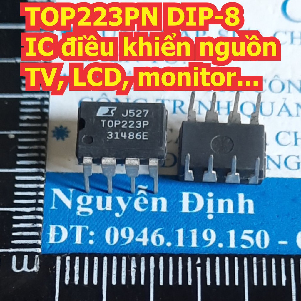 3 con TOP223PN TOP223P TOP223 DIP-8 IC điều khiển nguồn TV, LCD, monitor... kde1561