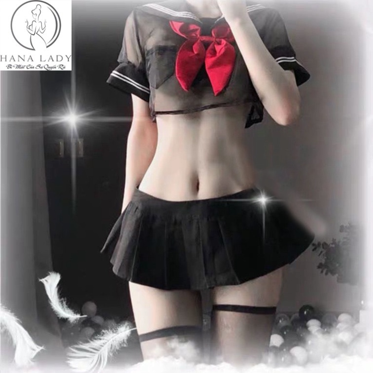 Cosplay Nữ Sinh, Đồ Ngủ Hóa Trang Học Sinh Sexy Quyến Rũ Xuyên Thấu Gợi Cảm Siêu Mỏng CP202 - SIÊU HOT