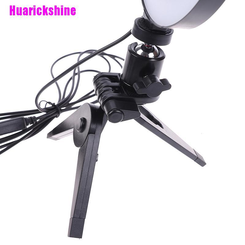 Vòng Đèn Led 6 "Có Thể Điều Chỉnh Độ Sáng Hỗ Trợ Quay Video / Chụp Ảnh Cho Điện Thoại