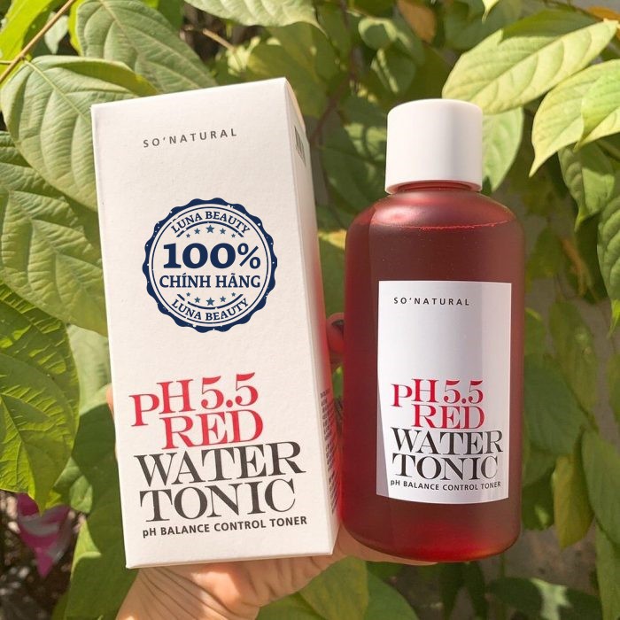 🌟 Nước Hoa Hồng So Natural pH5.5  Red Water Tonic 250ml 🌟
