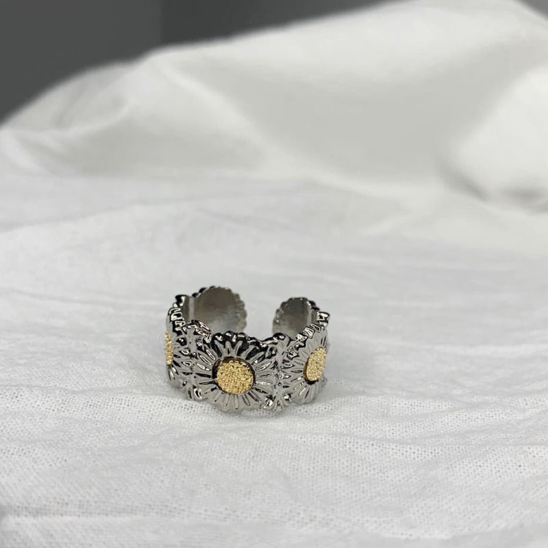 Nhẫn Đeo Tay Đính Đá Kim Cương Không Phai Phong Cách Retro 23183