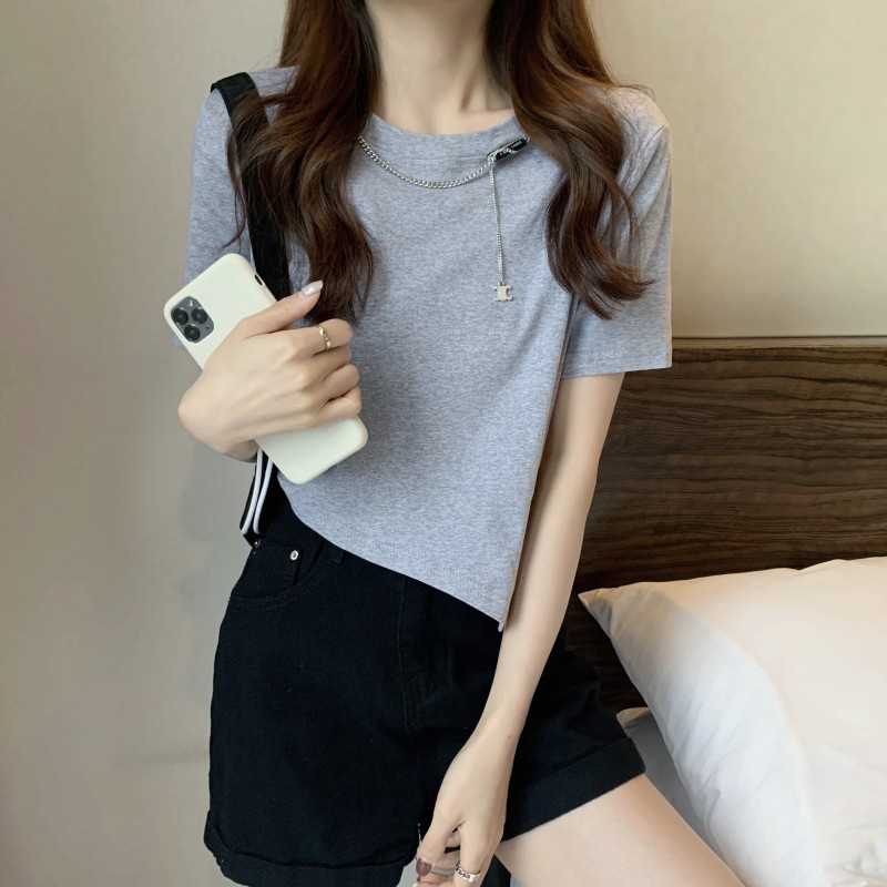 NRVP Áo Thun NgắN Tay DáNg RộNg ThờI Trang Cho Nữ