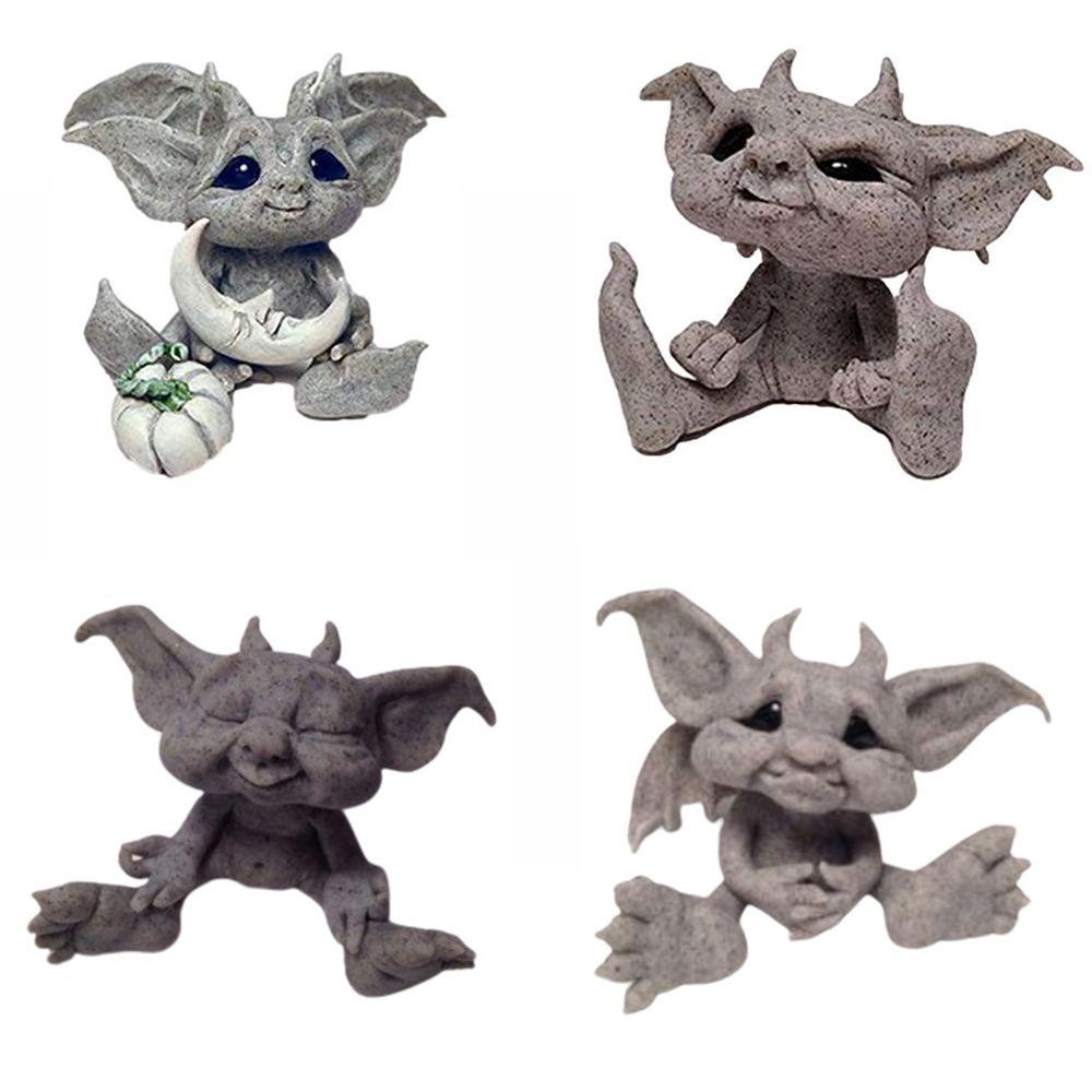 KUNHEV Mô Hình Goblin Hoạt Hình Bằng Nhựa Resin