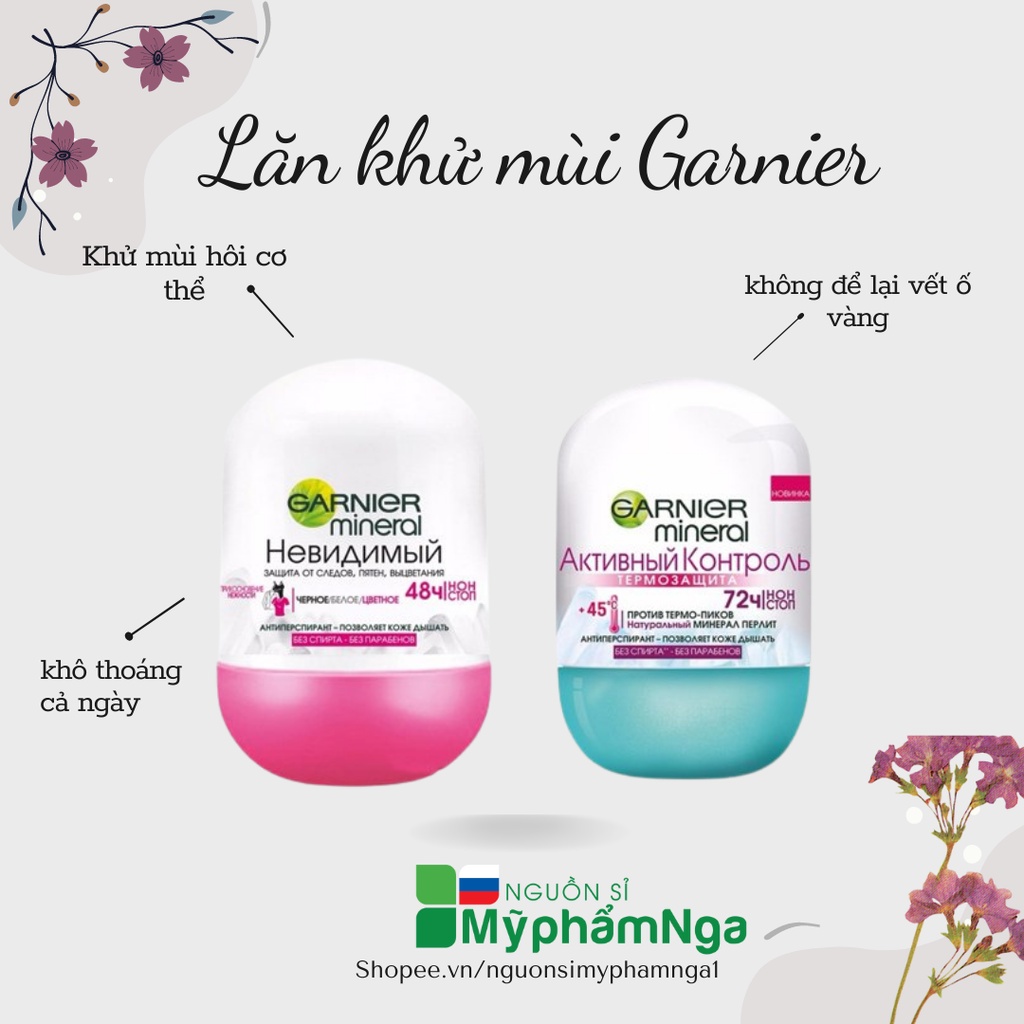 Lăn khử mùi Garnier