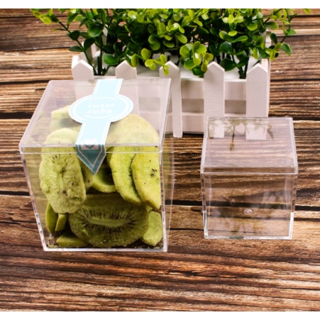 hộp vuông có nắp HOPN1 đựng bánh thạch đồ trang sức handmade slime