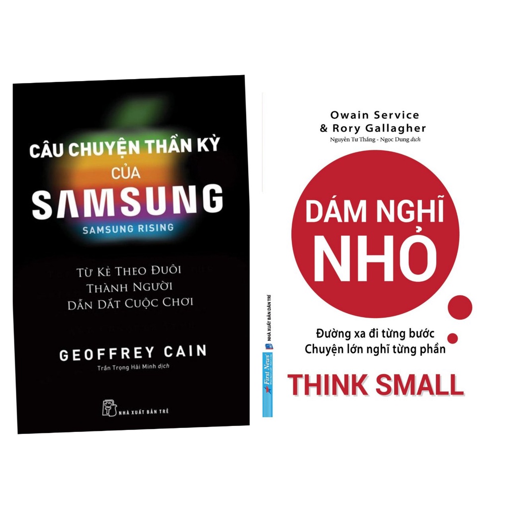 Sách Combo 2 cuốn : Câu Chuyện Thần Kỳ Của Samsung  tr + Dám nghĩ nhỏ fs