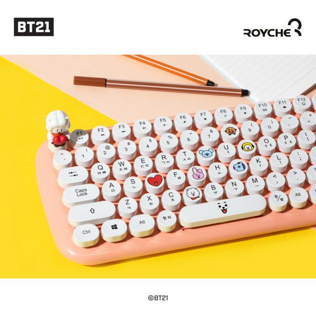 nút bàn phím BT21 baby (set)