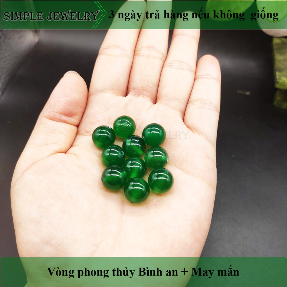 Hạt đá phong thủy dùng làm sản phẩm handmade, mix đồ phụ kiện cực xinh và tiện lợi