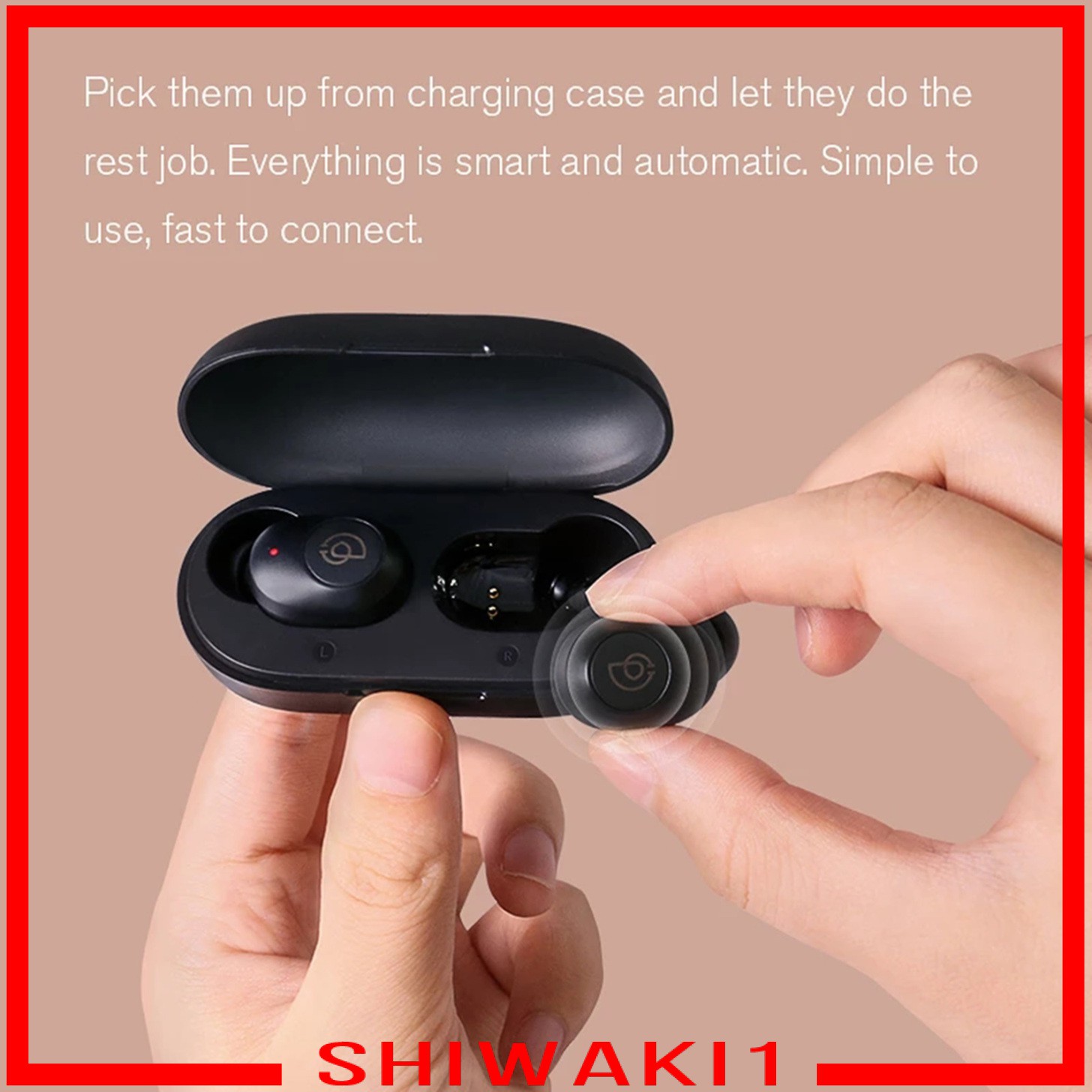 Tai Nghe Nhét Tai Bluetooth 5.0 Không Thấm Mồ Hôi Shiwaki1