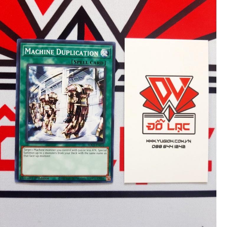 [ ĐỖ LẠC SHOP ] Thẻ Bài Yugioh Spell Machine Duplication - SDCS-EN032 - Common 1st Edition