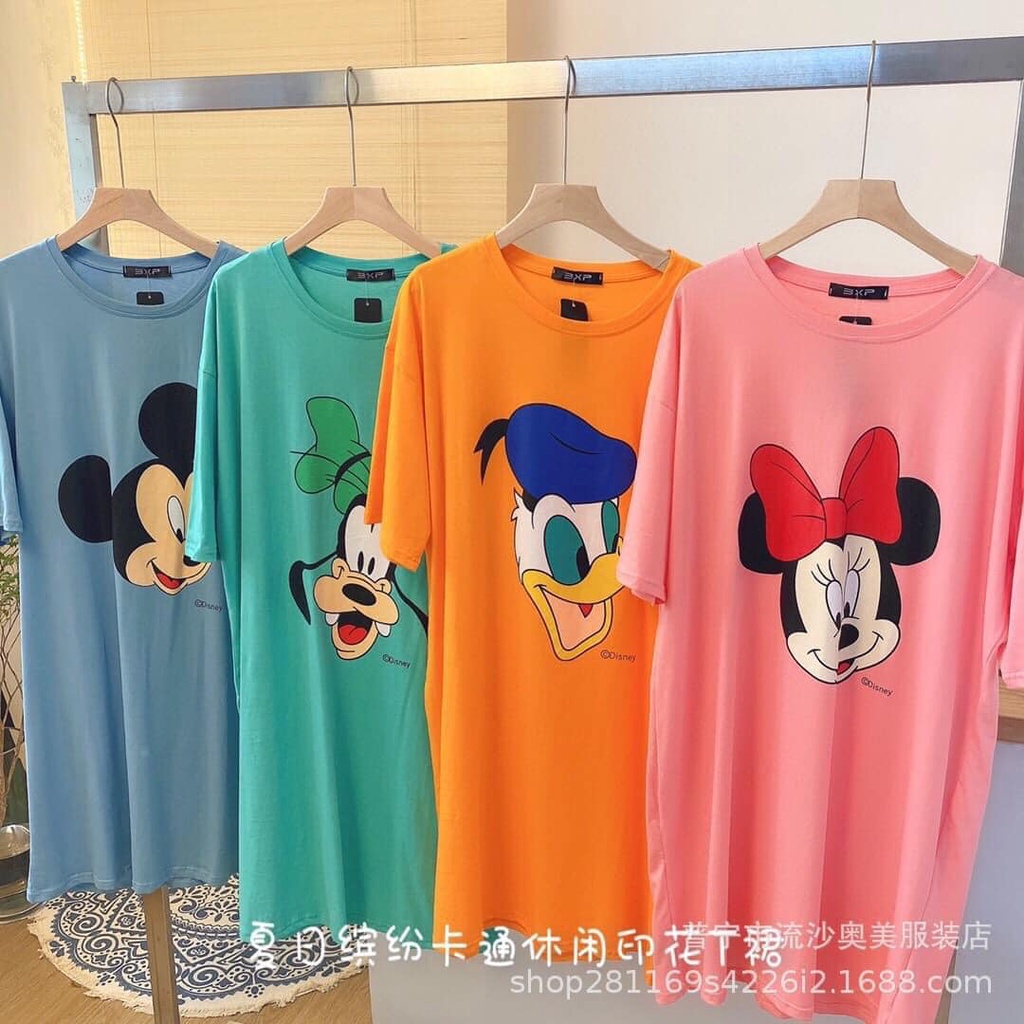 thun mỹ cotton nữ liền quần hình nhân vật hoạt hình | BigBuy360 - bigbuy360.vn