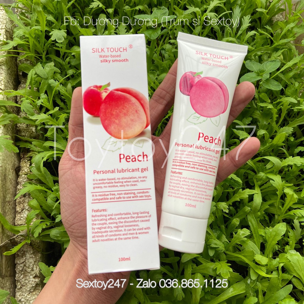 Gel Bôi Trơn Silk Touch Hương Đào Nhẹ Nhàng 100ML