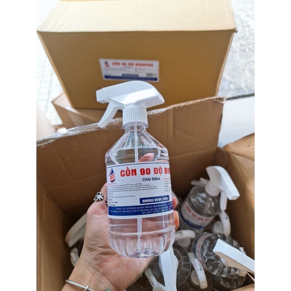 Cồn 90 độ Bidopha 500ml