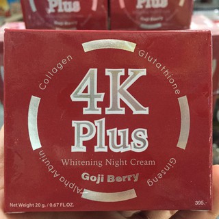 [CHÍNH HÃNG] Kem dưỡng da 4k Plus đỏ Thái Lan ngừa mụn