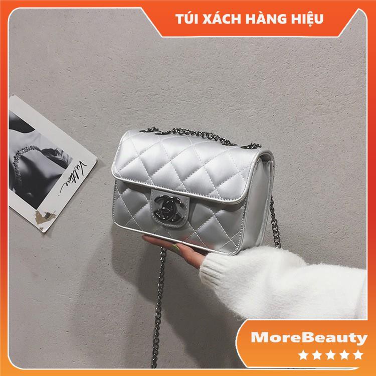 Túi đeo nhỏ xinh đường chỉ cắt kim cương phong cách Hàn Quốc - More Beauty