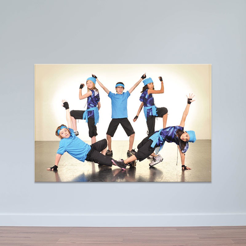 Tranh treo phòng tập aerobic trẻ nhỏ | Tranh thể dục nhịp điệu T3827