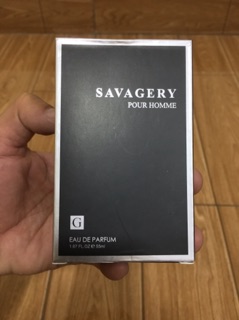 Nước hoa nam SAVAGERY đen