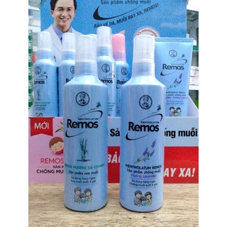 Remos xịt xua muỗi chai lớn 150ml