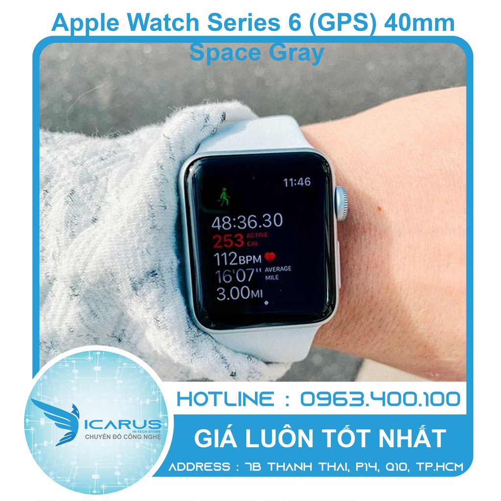 Đồng hồ Apple watch series 6 GPS 40mm chính hãng Apple mới 100% chưa kích hoạt