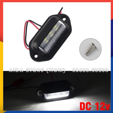 Đèn LED chiếu hắt, chiếu cốp, sườn, biển số, nội thất xe máy, ô tô - DC 12v