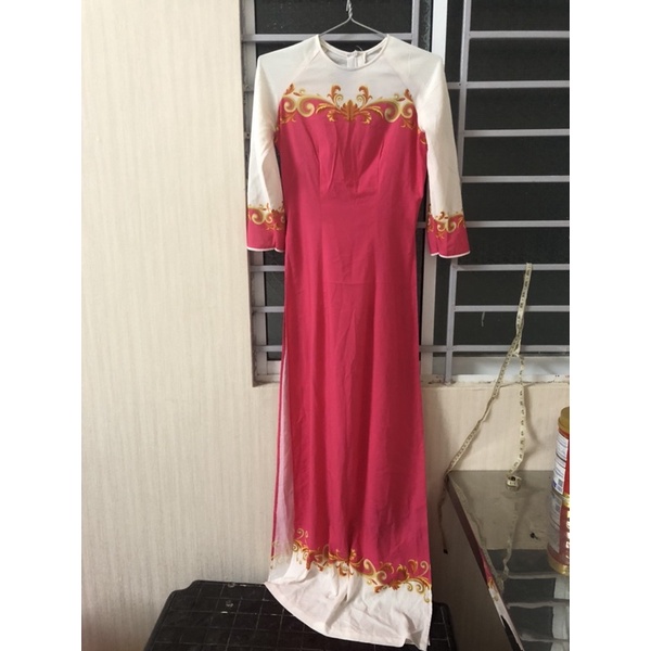 thanh lý áo dài vải tơ nhung