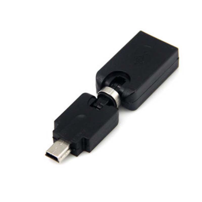 Đầu chuyển đổi usb 2.0 A cái sang mini 5 pin cái 360 độ chất lượng cao